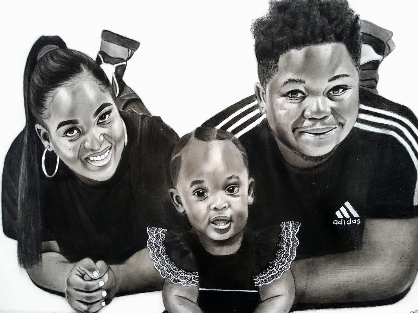 Charcoal drawing