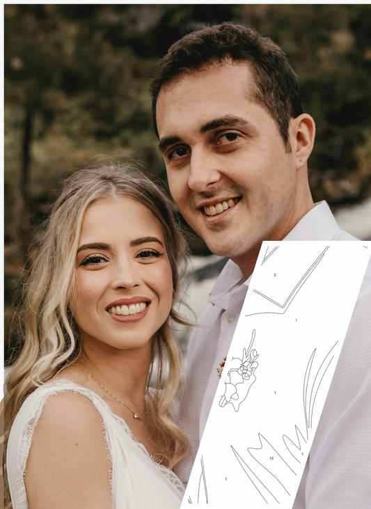 Couple Paint by Numbers kit